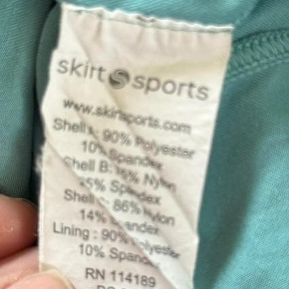 SkirtSports Green Mini Skater Skirt for Casual Wear - Picture 5 of 7